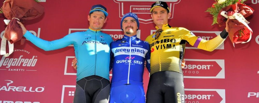 Julian Alaphilippe Vince Le Strade Bianche