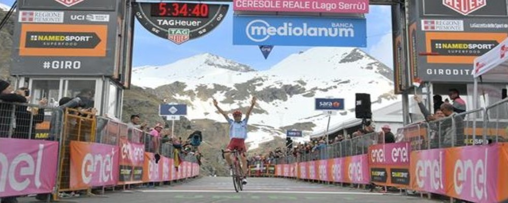 GIRO: Zakarin Svetta A Ceresole Reale