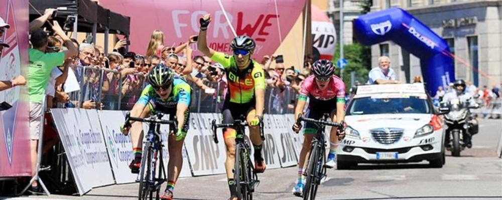 GIRO ROSA ICCREA: Podio Tutto Italiano A Carate Brianza