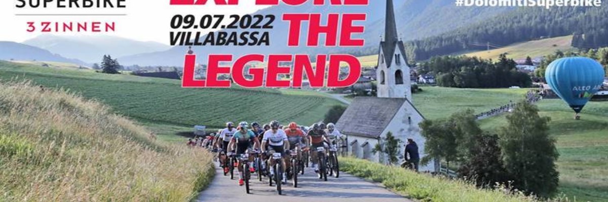 ALLA DOLOMITI SUPERBIKE I PEDALI FREMONO  LEGGENDE AL VIA PER LA 27.a EDIZIONE