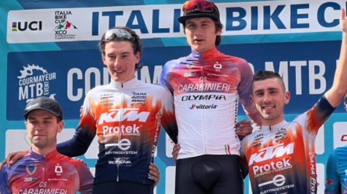 Lanfranchi, Teocchi, Zanga  E Borre Poker Di Maglie Da Leader Nel Circuito Italia Bike Cup.