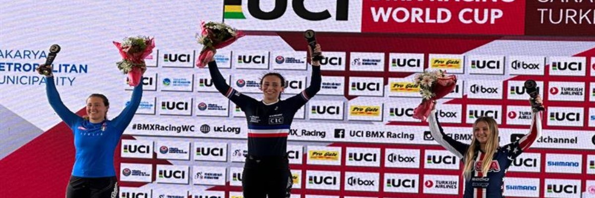 BMX RACE – SECONDO POSTO DI FRANCESCA CINGOLANI NELLA COPPA DEL MONDO U23 DI SAKARYA