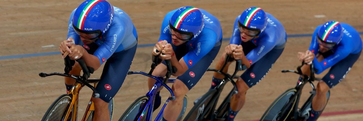 MONDIALI CICLISMO GLASGOW   INSEGUIMENTO IN FINALE OGGI CONTRO LA DANIMARCA