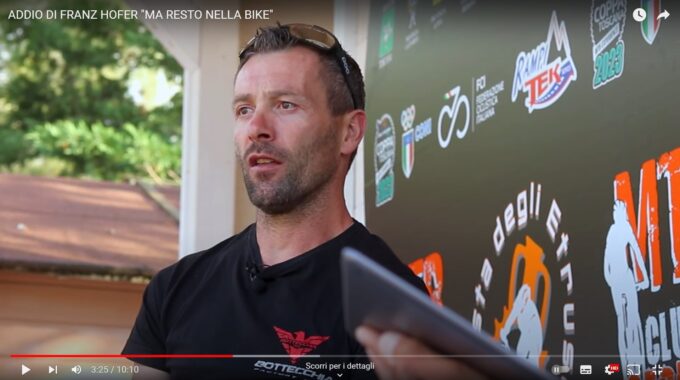 ADDIO DI FRANZ HOFER “MA RESTO NELLA BIKE”