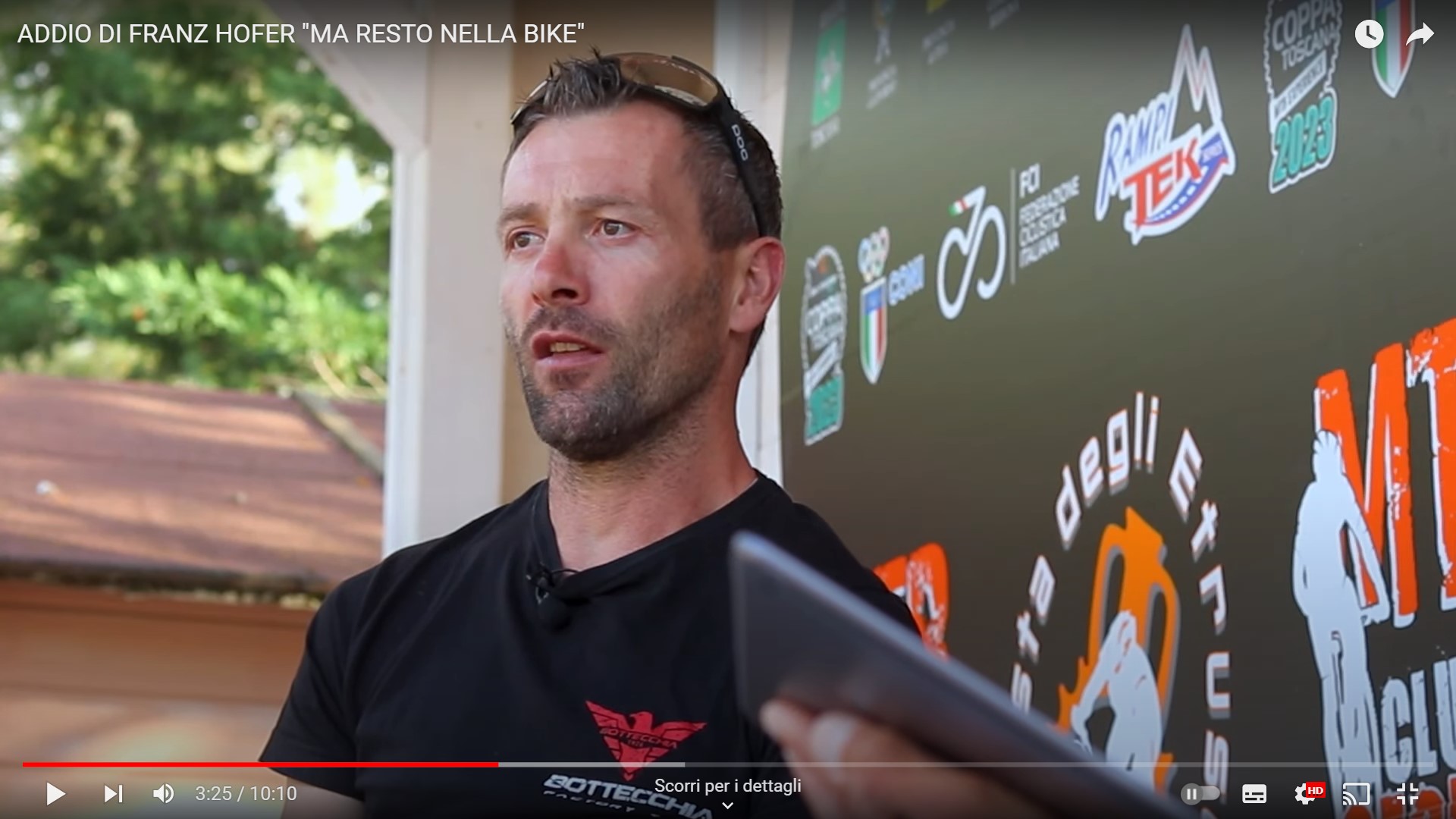ADDIO DI FRANZ HOFER “MA RESTO NELLA BIKE”